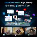 2026 Upgraded 12.2 inch Tablet, Android 16 Tablet with Keyboard, 2.5K QHD Display for High-Res Gaming/Art/Productivity, Up to 48GB+256GB+2TB TF,Octa-Core/10000mAh/Widevine L1/GMS/GPS