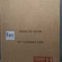 Black Bathroom Mirrors for Over Sink, Set of 2, 24x36 Inch Rectangular Wall Mounted Vanity Mirrors with Matte Black Iron Frame, Moisture-Resistant Backing, Modern Farmhouse Style