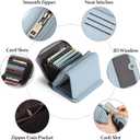GAEKEAO Small Wallets for Women Leather RFID Blocking Credit Card Holder Wallet