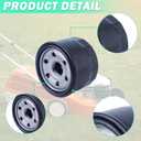 937-05065 951-12260 Air Filter + 951-12690 Oil Filter Spark Plug for Craftsman Powermore 420CC T1000 T1200 R1000 LT4200 CC760ES Lawn Mower