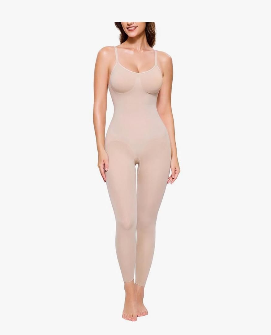 BRABIC Tummy Control Shapewear for Women Compression Leggings Full Body Seamless Faja Body Shaper Bodysuit
, Medium