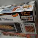 Ninja Digital Air Fryer & Toaster Oven | 8-in-1 Functionality | Flip-Up Design | XL Capacity | Air Fry Basket, Sheet Pan, Wire Rack & Crumb Tray | 1800 Watt | Silver | SP101