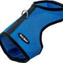Bark Appeal Blue Wrap N Go Dog Harness for Small-Medium Pets  Soft Solid Mesh Vest Harness for Dogs, Puppies, Kittens & Cats  Easy Buckle-Free Design for a Comfortable Fit  Medium
