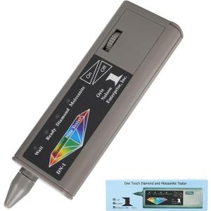 2-in-1 Diamond & Moissanite Tester Pen, Professional Real Diamonds Detector Moissanite Tester Pen,High Accuracy Diamond Tester Pen Jeweler Tool Gem Tester for Diamond Moissanite