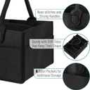Mr. Pen- Baby Diaper Caddy Organizer, Black, Medium, Nursery Storage Bin and Car Organizer for Diapers and Baby Wipes