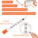 GLUCO-CARE 0.3 ml/cc Syringes 31G x 5/16 (8mm), Orange Cap, Box of 100 pcs