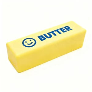 TOSEFES Butter Squishy – Slow Rising Butter Stick Squishy Toy, Soft Stress Relief Fidget Toy, Squishy Butter for Kids & Adults, Desk Toy & Gifts 4 Pack