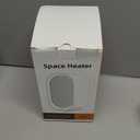 Space Heater, Portable Heater for Indoor Use, Small Electric Heaters with Overheat & Tip-Over Protection, Mini Desk Heaters for Office Bedroom Bathroom, Compact & Efficient Heating, White