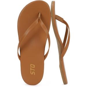 STQ Womens Flip Flops with Arch Support - Comfortable Orthopedic Thong Sandals for Women 2026 - Travel Cruise Essentials, Summer Vocation Outfits, Resort Wear