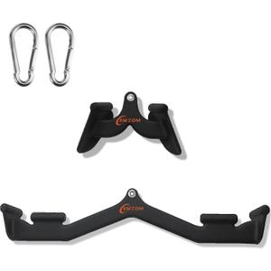 LAT Pulldown Attachments for Cable Machines, Cable Machine Attachments for Home Gym T Bar V Bar LAT Pulldown Machines Attachments, Back Tricep Bar Strength Training Handle Grip