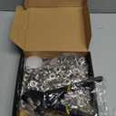 Grommet Tool Kit, 3/8 inch Handheld Eyelet Kit Manual Grommet Press Machine with 500 pcs 10 mm Grommets