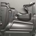 Rear Skid Plate Compatible with 2017-2025 Tesla Model 3 & 2020-2025 Tesla Model Y, Heavy Duty Steel Rear Under Engine Guard Cover Splash Shield Chassis Cover with Install Accessories