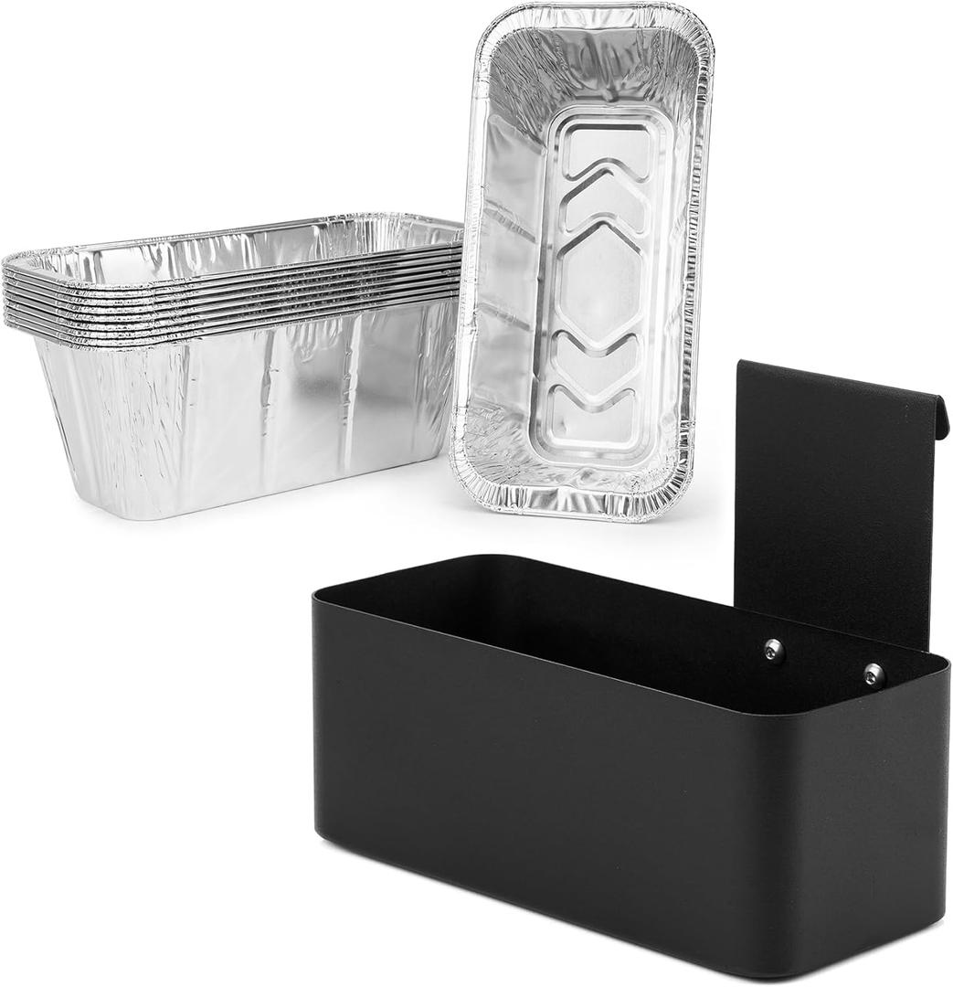 Stanbroil Grease Drip Pan with 10-Pack Disposable Foil Liners, Compatible with Earlier Versions of The Blackstone 28"and 36" Griddle