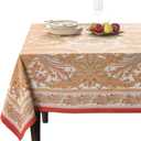 Maison d' Hermine Table Cloth Rectangle Table 100% Cotton 60 x 108 Inches Tablecloth Reusable Decorative Everyday Use for Dining Room, Farmhouse, Home, Party, Festive & Wedding - Kashmir Paisley