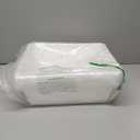 Dicunoy 6 Pack Commercial Bus Tubs, 9L Plastic Dish Pan Basin, White Rectangle Wash Basins Bus Box for Washing Dishes in Sink, Organizer Boxes for Art Supplies, Toys, Foods, 14" L x 11" W x 4.4" H