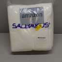 SALBAKOS 100% Turkish Cotton Bath Towels | 4 Piece Turkish Bath Towels White 27x54 Standard Size | Premium Hotel Quality, Super Absorbent, Thick, Plush Turkish Towel - Made in Turkey (White Pack of 4)