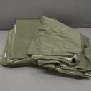 PONY DANCE 100% Blackout Cutains 90 inch Length 2 Panels Set, Sage Green Velvet Thermal Insulated Window Drapes for Bedroom, Soft Luxury Black Out Back Tab Curtains for Living Room, W52 x L90