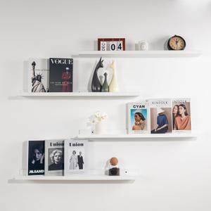 NEXHOME PRO Floating Shelves for Wall Set of 4,36 Inches Picture Ledge Shelf, Kids Bookshelf Wall Mounted for Living Room Bedroom Bathroom Kitchen, Easy Install,White