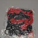 110pcs Red and Black Balloons Garland Arch Kit, 18/12/10/5 Inch Black Red Latex Balloons for Casino Poker Night, Graduation, New Year Eve, Wedding Party Decoration