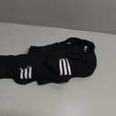 adidas Unisex Rivalry Soccer Socks (2-Pack) Over-the-Calf Athletic Fit for Men & Women, Black Medium
