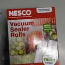 NESCO VS-03R Vacuum Sealer Bags for Home Food Storage, Liquid‑Friendly Bags Safe for Microwave and Sous‑Vide Cookin 8" x 20'