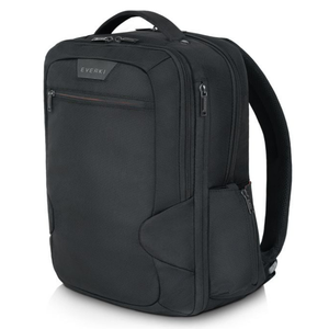 Everki ECO Studio Expandable Laptop Backpack (EKP118E-ECO) with Black Rain Cover - 15" Compartment, 26L Capacity - Expandable Backpack & Rain Cover Bundle