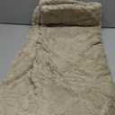 Aganear Fleece Throw Blanket - Cozy Soft Lightweight Fuzzy Throw Blanket for Women Portable Throw Blankets for Couch, Warm Present for Birthday, Christmas, Halloween, Housewarming(50"x60", Khaki)