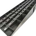 MaxxHaul 50515 6.25" Lift Car Ramps, 2-Pack 13,000lb GVW, Deep Grooved Surface for Stable Tire Placement, Heavy-Duty, Black
