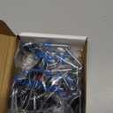 Supet Dog Prong Collar, Adjustable Dog Training Pinch Collar with Quick Release Buckle for Small Medium Large Dogs(Packed with One Extra Links) (Metallic)