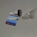 Toe Touch (Tip Toe, Foot Actuated) Bath Tub/Bathtub Drain Stopper Includes 3/8" and 5/16" Fittings Chrome (No Hair Catcher)