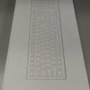 Wireless Keyboard and Mouse Combo, Full-Sized Wireless Keyboard and Adjustable DPI Mouse, 2.4GHz USB Receiver, Keyboard and Mouse for PC, Windows, Desktop, Laptop (Mint Green and White)