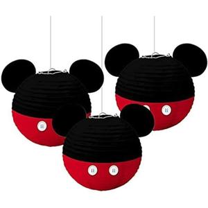 amscan Mickey Mouse Forever Paper Lanterns - 11 3/4", 3 Pcs