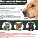 Mayerzon Pitbull Muzzle for Large Medium Sized Dogs to Prevent Biting Scavenging, Basket Muzzle for Rottweiler Staffordshire Terrier in Grooming Training, Allow to Pant Drink, Lightweight and Sturdy, Green