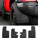 Mabett Mud Flaps for Ford Bronco Accessories 2021 2022 2023 2024 2025 2/4-Door No Punching Required Front and Rear (No Logo)
