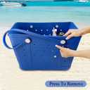 2Pcs Divider Tray & 3Pcs Hooks Compatible with Bogg Bag Accessories Inserts,Adjustable Divider Tray for Divide Space Storage,Insert Charms Key Cup Holder Connector, White