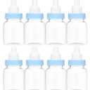 Baby Shower Favor - 36 Pack Mini Milk Bottle Party Favor Gift Bag Boxes 1.5" x 3.5" - Baby Shower Candy Jar (Blue)