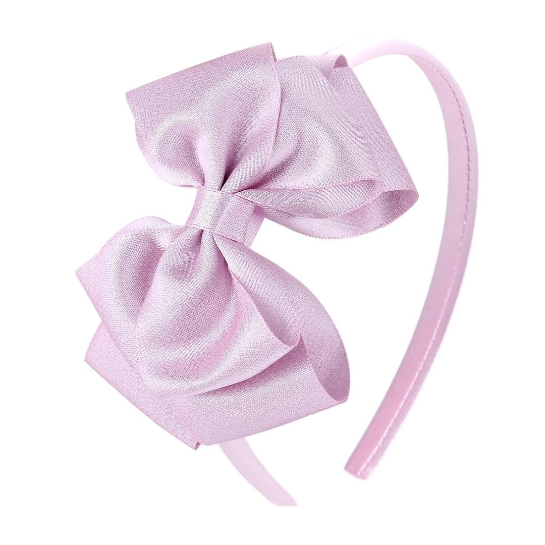 Glitter Bows Headbands for Women Fashion Bowknot Headband Big Bow Sparkle Ribbon Hair Hoop Headband for Toddlers Girls Kids Party Decoration Cosplay Costume Headwear Makeup Handmade Hair Band