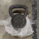 Amazon Basics Cast Iron Kettlebell, 50 Pounds, Black