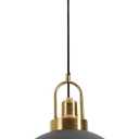 Modern Industrial Black Pendant Light - 13.58 Inch Diameter Pendant Light- 78.74 Inch Wire Length Perfect for Kitchen Island, Dining Room, Hallway