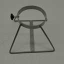 Metal Oxygen Cylinder Stand - Holds 1 D, E, M9, or M7 Oxygen Tank - Portable Oxygen Tank Holder with Durable Powder-Coated Finish, Floor Stand for Medical Oxygen and Various Tanks