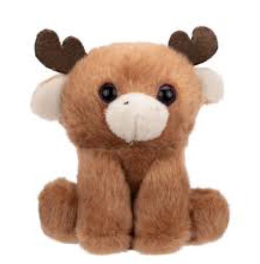 PETOOTIES 4IN PLUSH FOX, MOOSE, 2 PACK