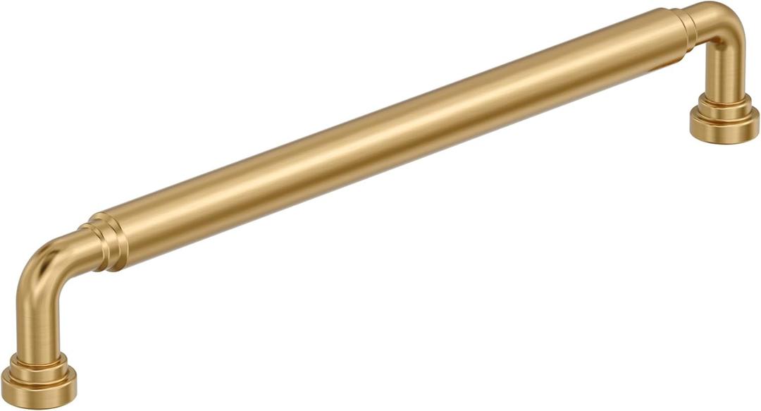 Amerock Coble 8-13/16 inch (224mm) Center-to-Center Champagne Bronze Cabinet Pull, BP37666CZ