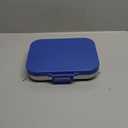 Stainless Steel Bento Box Kids, Leak Proof Metal Bento Lunch Box,3 Compartments 304 Stainless Steel Bento Lunch Containers for School and Office, BPA-Free(Blue)