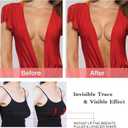 kissrose Nippleless Covers, Breast Lift Tape, Silicone Breast Lift Pasties 4.3inch Diameter