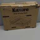 Kitsure Dish Drying Rack for Kitchen Counter, Stainless Steel Sink Organization and Storage Essentials with Cutlery Holder, Home and Appartment Decor, 12.7''W x 16.7''L, White