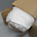 Faux Fur Throw Blanket for Couch, Fluffy Fuzzy Plush Bubble Blanket, Soft Warm Cozy Shaggy Rabbit Blanket, Luxury Decorative Gifts for Sofa Bedroom Living Room, 90x90inch (Beige)