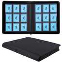 Top Loader Binder, Holds 324 Top Loaders,9 Pocket Top Loader Binders for 3" x 4" Rigid Cards,Top Loader Card Binder for Hard Plastic Top Loaders -Black