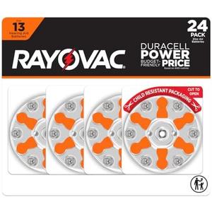 Rayovac Size 13 Hearing Aid Batteries (48 Pack), Size 13 Batteries Rayovac Size 13 Hearing Aid Batteries (48 Pack), Size 13 Batteries