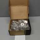 Chibery 20 Pack 1-1/4" 4D Overlay Soft Close Concealed Hinges for Face Frame Door, Control Closing Speed, Smooth Slow Self Close Hinges, Satin Nickel, 105 Open Angle Stainless Steel Cabinet Hinges