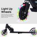 Scooter Toys for Kids Ages 6-12/3-5, Christmas Birthday Gifts for Girls Boys, Easy Folding Kids Scooter with 3 Levels Adjustable Handlebar